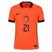 Nederländerna Frenkie de Jong #21 Hemmatröja VM 2026 Kortärmad